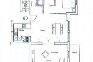 Helle 3-Zimmer-Wohnung mit offener Küche und Balkon – 70192 Mönchhalde, Stuttgart – Vorschaubild 6