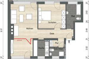 Penthouse mit zwei Dachterrassen in Top-Lage von Bredeney – Die vollständige Adresse der Immobilie erhältst du vom Anbieter., 45133 Bredeney, Essen – Vorschaubild 12