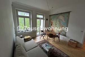 Tauschwohnung: Helle, renovierte Altbau 3-Zi.-Whg in Eimsbüttel mit Balkon