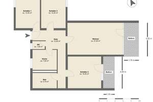 4-Zimmer-Wohnung in Bielefeld-Senne
