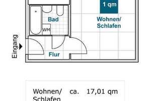 Aktuelle Renovierung einer 1-Raum-Wohnung! – Ebereschenstr. 30, 1169 Gorbitz-Süd, Dresden – Vorschaubild 2