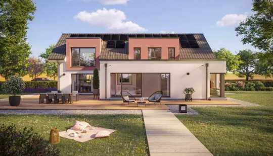 Bild von 2-FH-Tür an Tür mit Freunden oder Familie und doch für sich alleine! - Zweifamilienhaus in ruhigem W