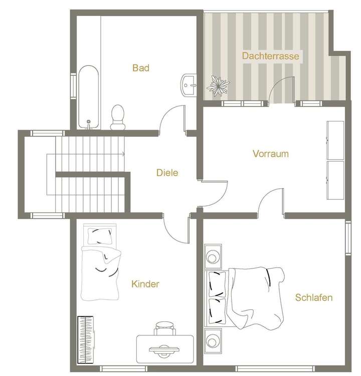 Grundriss Dachgeschoss