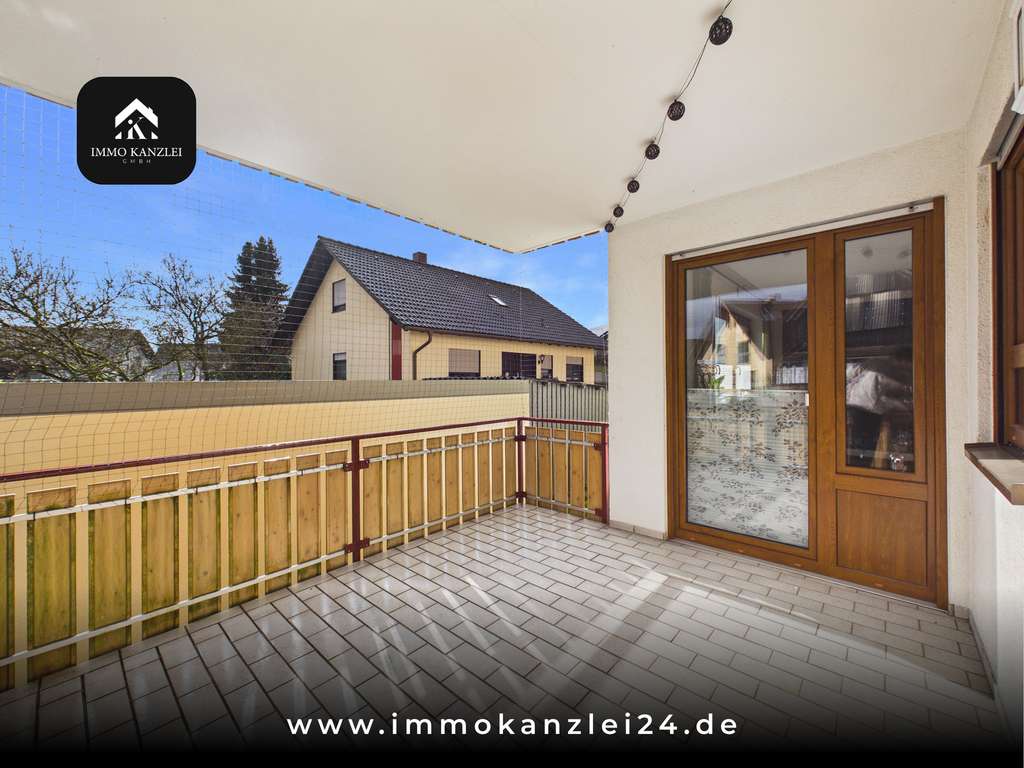 Immobilie in Meißenheim - Familienfreundliche 3-Zimmer-Erdgeschosswohnung mit Balkon in ruhiger Lage von Meißenheim-Kürzell - Bild 0