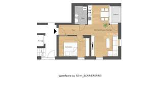barrierefreie 2 Zi.-Neubau-Whg. 01. OG re. in Sickenhausen