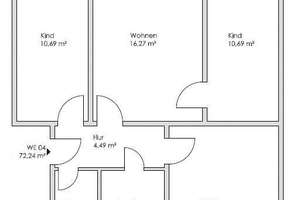 Leipzig-Sellerhausen - kleine 4-Zimmer-Wohnung mit Balkon und Wannenbad in ruhiger, grüner Umgebung – Leonhard-Frank-Straße 13, 4318 Sellerhausen-Stünz, Leipzig – Vorschaubild 16