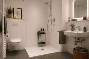 Barrierefreie, moderne 2 Zimmer Mietwohnung in 70469 Stuttgart – Die vollständige Adresse der Immobilie erhältst du vom Anbieter., 70469 Feuerbach-Mitte, Stuttgart – Vorschaubild 11