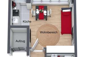 Vollmöbliertes 1-Zimmerapartment in Mannheim-Schwetzingerstadt – 68165 Schwetzingerstadt/Oststadt, Mannheim – Vorschaubild 17