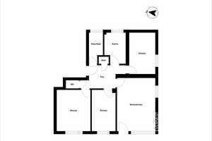 Sofort verfügbare 4-Zimmer-Wohnung im Erdgeschoss – Hamburg – Vorschaubild 17