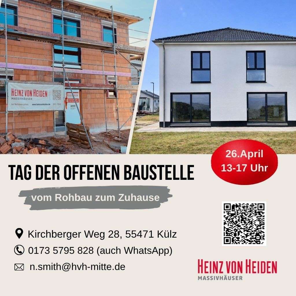 Immobilie in Nieder Kostenz - Einladung zur Baustellenbesichtigung  - 26.04. von 13-17 Uhr in Külz! - Bild 0