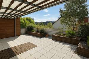 Großzügiges 221-m²-Penthouse in Düsseldorf-Lörick - 2 Dachterrassen, 2 TG-Stellplätze  und  