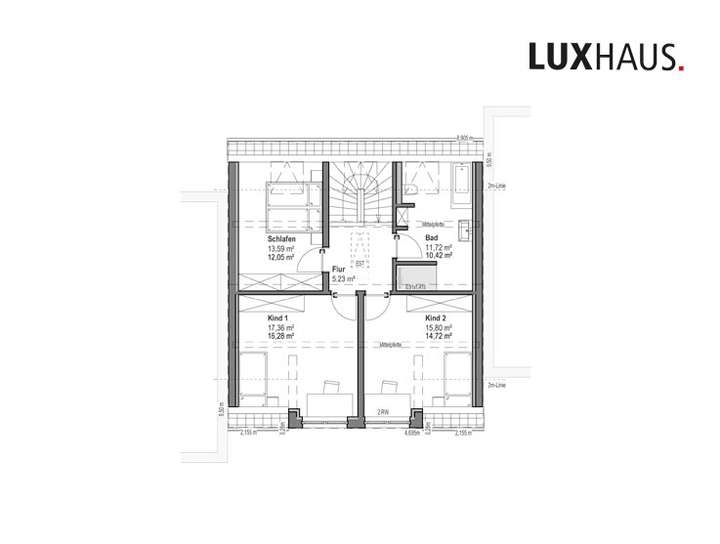 Grundriss Obergeschoss