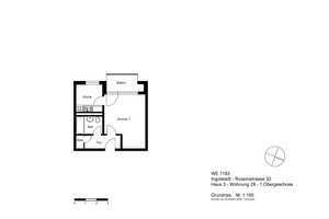 gepflegte 1-Zimmer-Wohnung mit Balkon und EBK – Rossinistraße 33, 85057 Nordwest, Ingolstadt – Vorschaubild 6