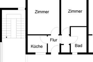 Modernisierte 2-Zimmer-Wohnung in zentraler Lage in Elberfeld – Briefstr. 25, 42107 Elberfeld, Wuppertal – Vorschaubild 2
