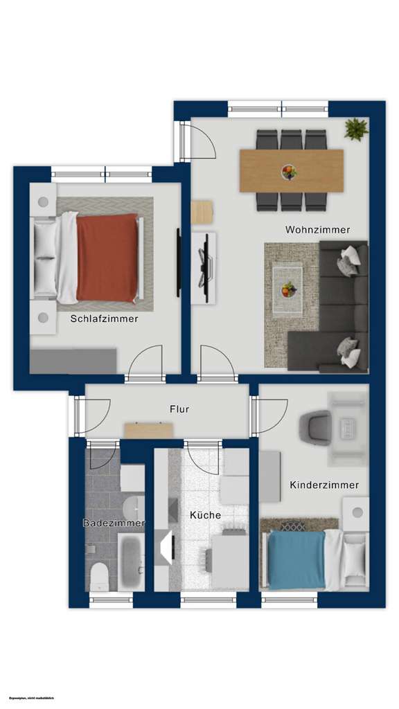 Immobilie in Zeven - Warum noch Miete zahlen?  
Charmante 3 Zimmer Wohnung ( EG )im Herzen von Zeven - Bild 0