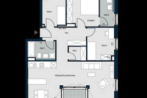 Großzügige 4-Zimmer-Wohnung mit sonniger Loggia – optionale – Die vollständige Adresse der Immobilie erhältst du vom Anbieter., 81249 Lochhausen, München – Vorschaubild 29