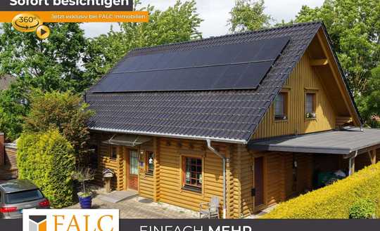 Appelhülsen-Skandinavischer Flair trifft moderne Energietechnik - Blockhaus mit besonderem Charakter
