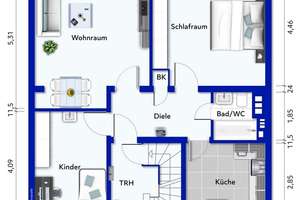 Zweifamilienhaus mit ausgebautem Dachgeschoss in ruhiger Lage mit guter Anbindung – Die vollständige Adresse der Immobilie erhältst du vom Anbieter., 40231 Lierenfeld, Düsseldorf – Vorschaubild 22