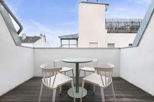 Nahe Rosa-Luxemburg-Platz: 2,5 Zimmer DG-Wohnung (4. OG), West-Terrasse, Einbauküche, Wannenbad – Schönhauser Allee 186, 10119 Prenzlauer Berg, Berlin – Vorschaubild 12