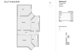 Bezugsfreie 3-Zimmer-Wohnung in Rigaer Straße. Hohe Decken, Dielenböden, Altbauflair. – Die vollständige Adresse der Immobilie erhältst du vom Anbieter., 10247 Friedrichshain, Berlin – Vorschaubild 24
