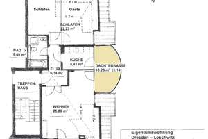 Attraktive Dachgeschoßwohnung mit EBK und zwei Dachterrassen – Amtsstraße 8, 1326 Loschwitz/Wachwitz, Dresden – Vorschaubild 10