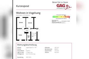 Tauschwohnung: Schön geschnittene 2-Zimmer GAG-Wohnung – Die vollständige Adresse der Immobilie erhältst du vom Anbieter., 50829 Vogelsang, Köln – Vorschaubild 5