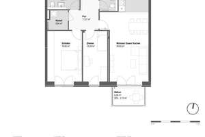 Großzügiger Wohnbereich, Sonnenbalkon & zwei Bäder – stilvolle 3-Zimmer-Neubau-Wohnung im Grünen – Niendorfer Weg 11-15, 22453 Groß Borstel, Hamburg – Vorschaubild 23