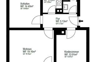 Helle 3-Zimmer-Wohnung mit Balkon in Stuttgart-Ost – Die vollständige Adresse der Immobilie erhältst du vom Anbieter., 70186 Gaisburg, Stuttgart – Vorschaubild 17