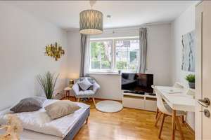 Möbliert: 2-Zimmer Gartenwohnung am Pasinger Stadtpark  – Die vollständige Adresse der Immobilie erhältst du vom Anbieter., 81243 Pasing, München – Vorschaubild 3