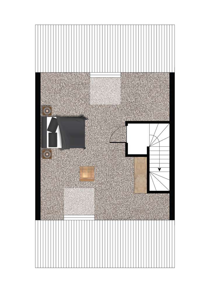 Grundriss Dachstudio