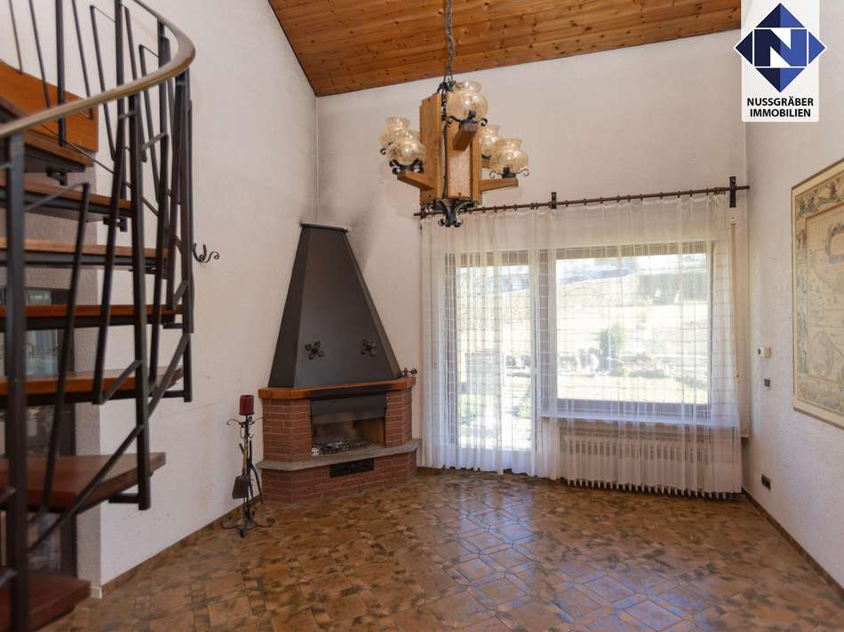 offener Kamin in Diele