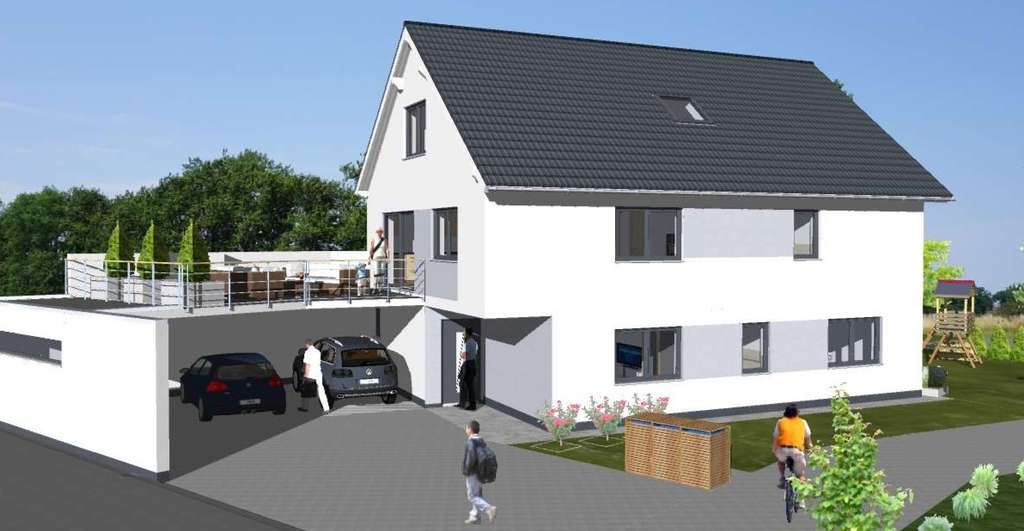 Immobilie in Dirmstein - NEU!  Erstbezugs-Wohnung im Erdgeschoss mit Garten und Carport! - Bild 2
