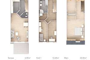 Modernes Reihenmittelhaus 144 m² auf drei Etagen im KfW-55 Standard | KfW-Förderung bis 30.06.2026 – Bachstraße 10, 88276 Berg – Vorschaubild 6