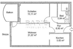 BARRIEREFREI - 2 Zimmer Wohnung mit großem Balkon und Lift in Dresden Kleinpestitz/Mockritz – Kohlenstr. 19b, 1189 Kleinpestitz/Mockritz, Dresden – Vorschaubild 7