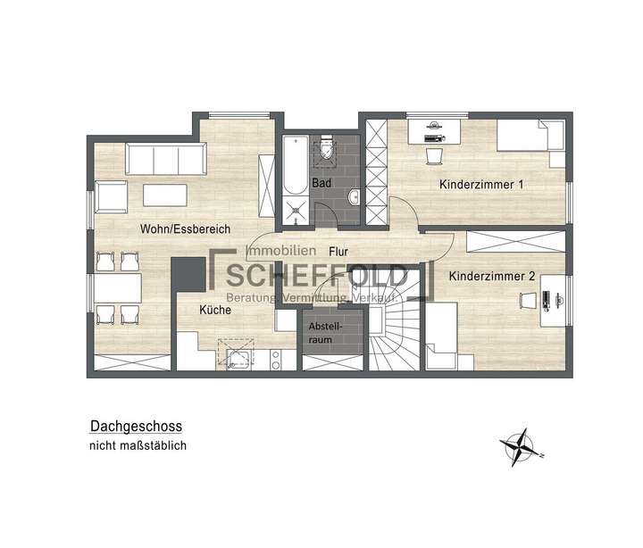 Grundriss Dachgeschoss