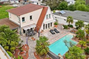 Wohnen & Gewerbe vereint – Exklusives Anwesen mit Pool, Einliegerwohnung & Hallenfläche – Die vollständige Adresse der Immobilie erhältst du vom Anbieter., 67454 Haßloch – Vorschaubild 1