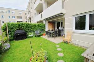 Neuwertige, barrierefreie 3 ½  Zimmer-Gartenwohnung in schöner Lage von Augsburg-Kriegshaber