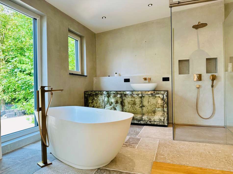 Freistehende Badewanne