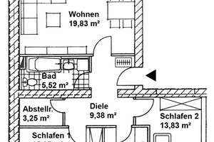 Wohnung mit Parkett und Südbalkon zum grünen Innenhof – Richardstraße 5, 9113 Schloßchemnitz, Chemnitz – Vorschaubild 7