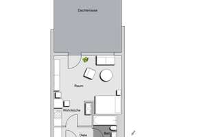 1-Zimmer-Wohnung in Bonn Castell (5301_1) – Augustusring 10, 53111 Bonn-Castell, Bonn – Vorschaubild 3