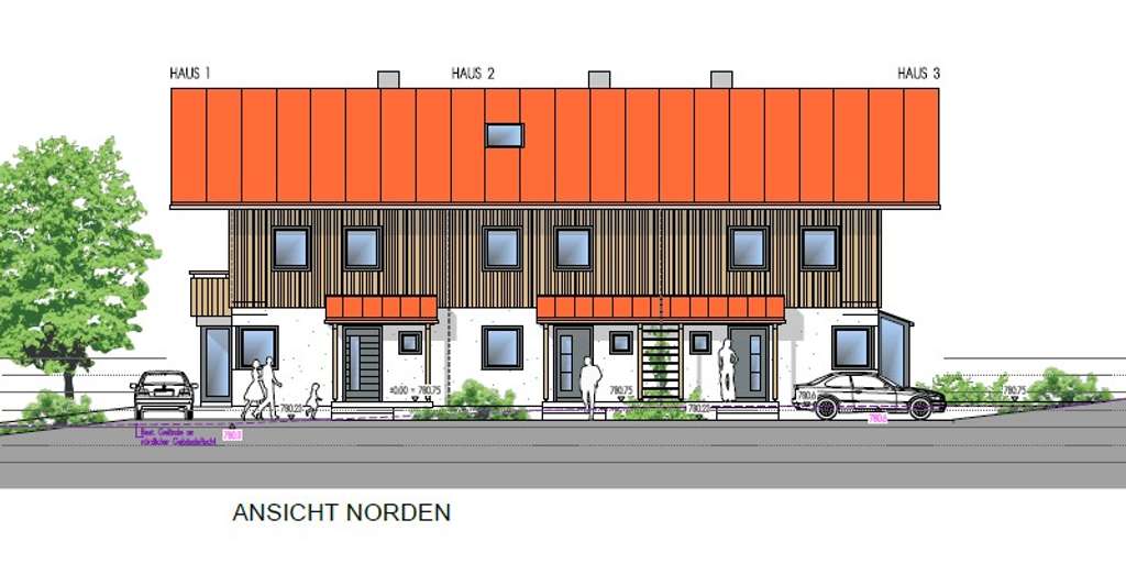 Immobilie in Hausham - Neubau- Reihenhaus in schöner Wohnlage Hausham, nahe dem Schliersee - Bild 2
