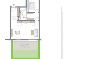 E & Co. - Exklusive 2-Zimmer Wohnung mit hochwertiger Einbauküche, Süd-Terrasse und Loftcharakter – Die vollständige Adresse der Immobilie erhältst du vom Anbieter., 81927 Englschalking, München – Vorschaubild 4