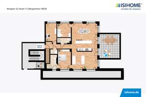 Großzügige Dachgeschosswohnung mit TG Stellplatz zum Erstwerb -energetisch hochwertig -WE39 – Königstor 32, 34117 Mitte, Kassel – Vorschaubild 8