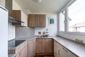 Frankfurt-Oberrad: Modernisierte Einzimmerwohnung mit Dachterrassenblick – möbliert, sofort bezie – 60599 Oberrad, Frankfurt am Main – Vorschaubild 5
