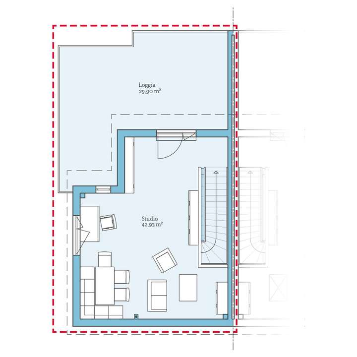 Dachgeschoss mit Dachterrasse