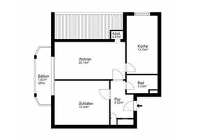 Endetage mit Balkon und Tiefgaragenstellplatz – Hamburg – Vorschaubild 13