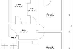 Großzügig geschnitten, Grünblick vom Balkon, Ruhige und tolle Lage, Vielfältig nutzbar – Engerstraße 27, 40235 Flingern Nord, Düsseldorf – Vorschaubild 6
