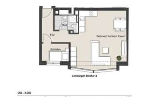 Ruhiges geräumiges City-Appartement – Die vollständige Adresse der Immobilie erhältst du vom Anbieter., 50672 Neustadt/Nord, Köln – Vorschaubild 2