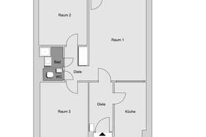 3-Zimmer-Wohnung in Stuttgart Freiberg – Wallensteinstr. 27, 70437 Freiberg, Stuttgart – Vorschaubild 2