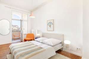 Blick aufs Maybachufer: Wunderschöner 2 Zimmer Altbau, 4. OG, Ost-Loggia, Erker, Wasserblick – Maybachufer 47, 12045 Neukölln (Ortsteil), Berlin – Vorschaubild 8